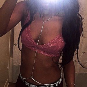 NEW CRYSTAL CHOKER BODY CHAIN